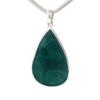 Statement Teardrop Malachite Pendant