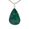 Statement Teardrop Malachite Pendant