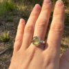 Sterling Silver Green Kyanite Ring